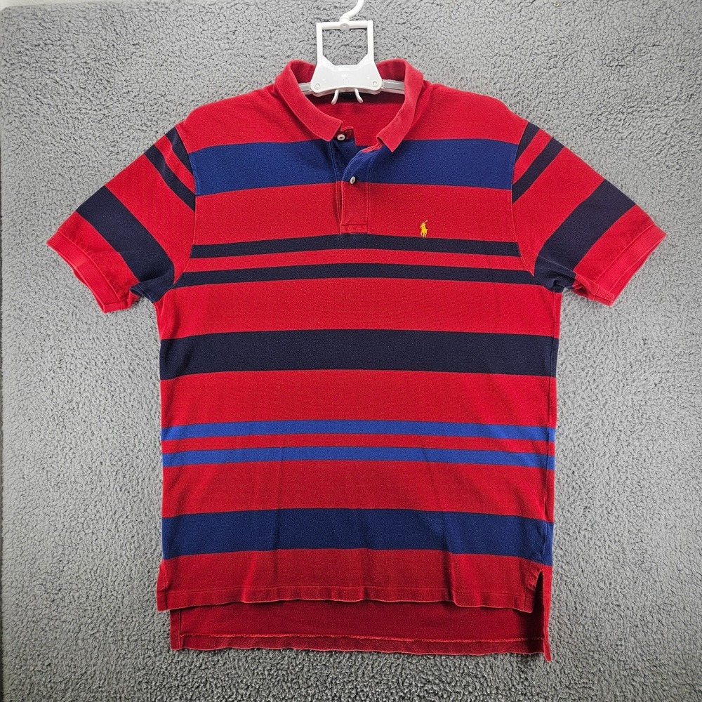 Polo by Ralph Lauren Red and Blue Striped Shirt